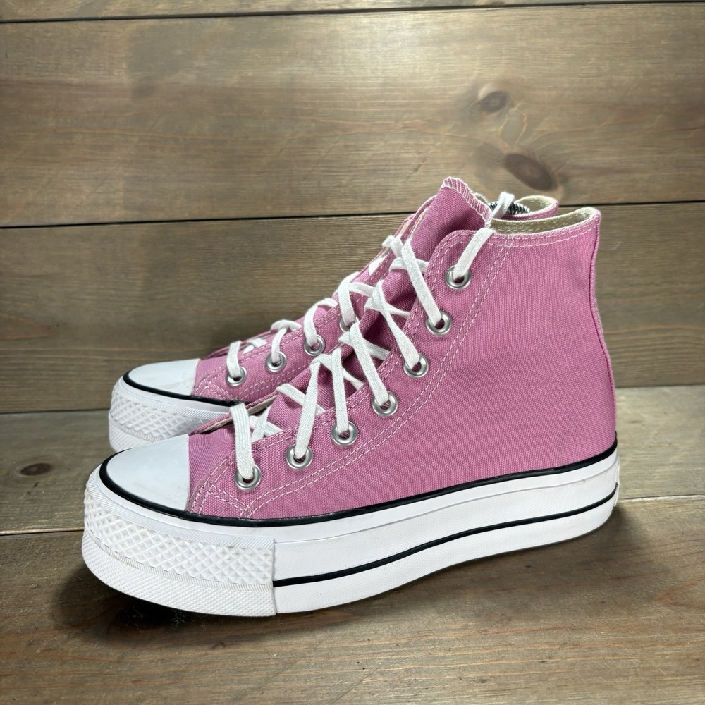 converse all star lift womens size 5.5 shoes pink chunky platform sneaker
